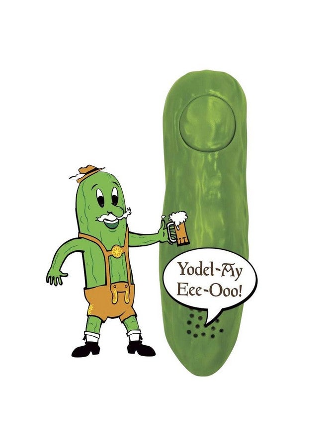 Archie McPhee Yodeling Pickle: A Musical Toy, Fun for All Ages, Great Gift, Hours of Mindless Entertainment, Multi-colored - Image 5