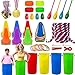 LINAYE Field Day Games Outdoor Activities Carnival Lawn Yard Picnic Family Reunion Games Tug of War Rope Sack Race Bags for Adults and Kids Ring Toss Egg and Spoon 3 Legged Race for Birthday Party - Image 3