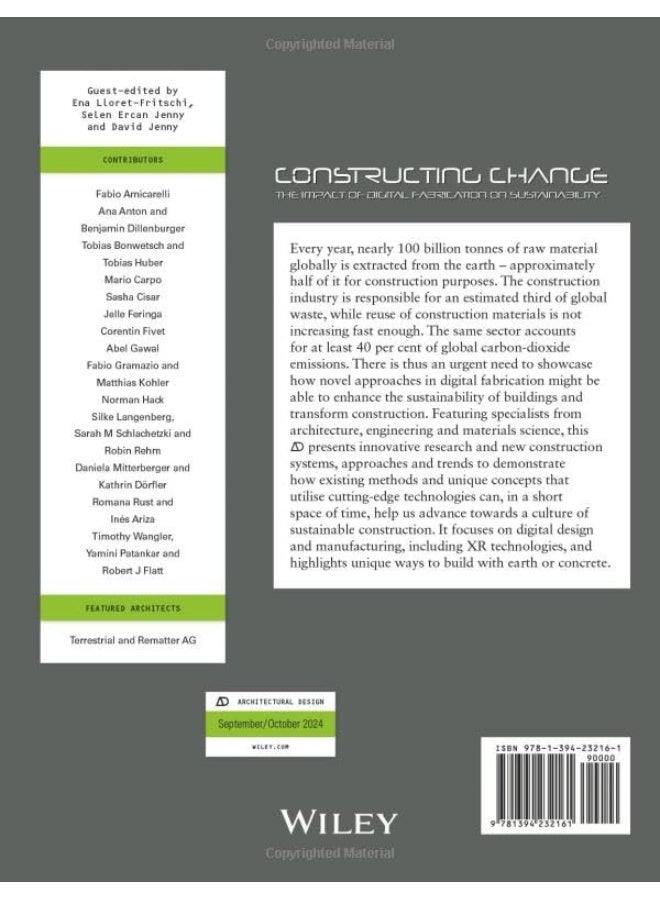 WILEY Constructing Change: The Impact of Digital Fabrication on Sustainability - Image 2