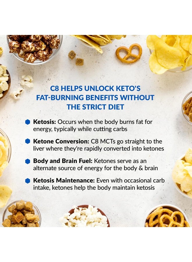 BioTrust BioTrust Keto Elevate - C8 MCT Oil Powder - Ketogenic MCT Coffee Creamer, Keto Coffee Creamer - Clean Energy, Mental Focus, Clarity -100% Caprylic Acid MCT Powder, Non-GMO(French Vanilla, 20 Servings) - Image 4