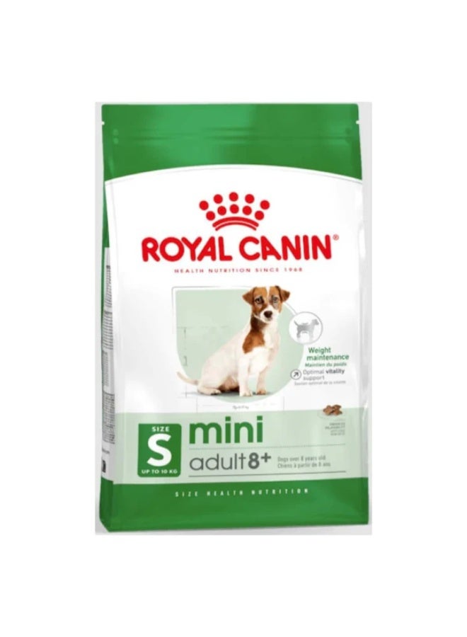 طعام جاف لكلاب البالغين الصغيرة 8+، 2 كغ