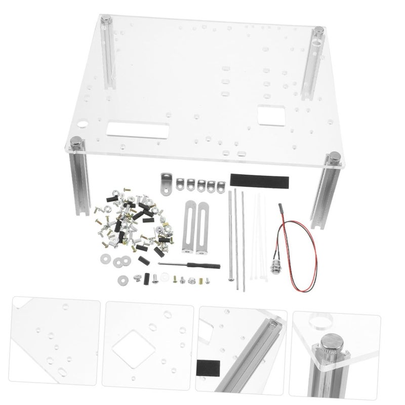 إطار حاسوب مفتوح DIY حامل شاسيه شفاف للوحة الأم Matx - Image 5