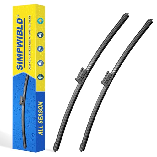 SIMPWIBLD 2 Factory Wiper Blades Replacement For 2014-2018 Chevrolet Silverado/2014-2018 GMC Sierra Original Equipment Windshield Wiper Blades Set 22"+22" (Set of 2) Top Lock - Image 1