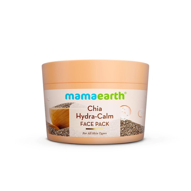 Mamaearth Mamaearth Chia HydraCalm Face Pack with Chia Seed Ceramides for Healthy Skin Barrier 200g DIYlike Texture Instant Hydration Glow Gel Cream Cooling Mask Free From Harmful Chemicals All Skin Types - Image 1