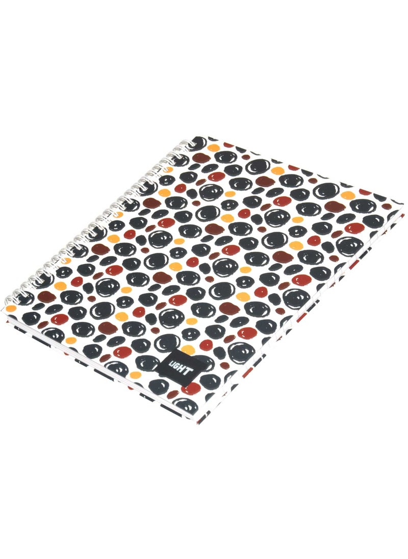 Light FIS LIGHT Pack of 5 Spiral Hard Cover Notebook, Single Line, 9X7 Inches (22.86 X 20.32 CM) 100 Sheets -LINBS971703  - Image 4