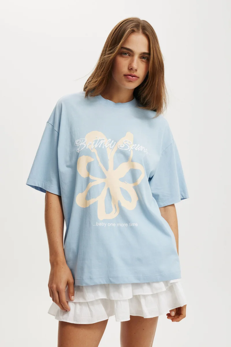 Cotton On The Lcn Music Boxy Graphic Tee