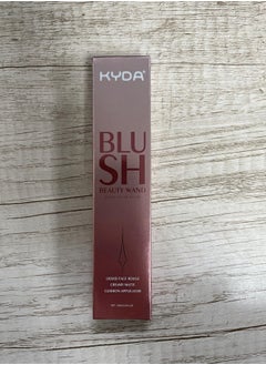 KYDA Blush Beauty Wand, Shimmer Face Blush with Cushion Applicator, Natural Pearl Finish, Silky Smooth Creamy Formula, Lightweight Blendable Blush Rouge Stick-Pearl Pink  - Image 2