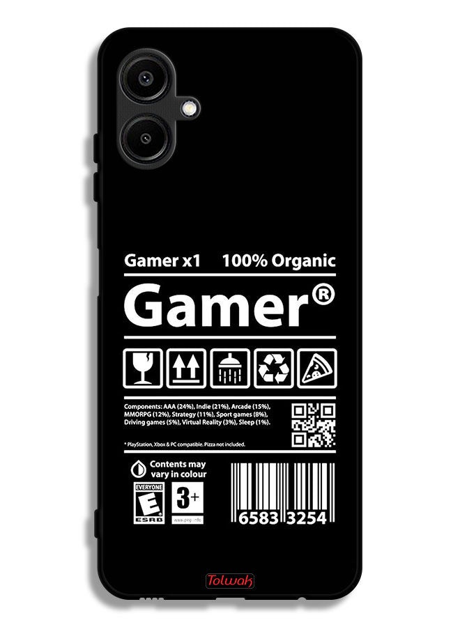 Tolwak غطاء حماية لجهاز سامسونج جالاكسي A06 4G مع ملصق للاعبين - Image 1