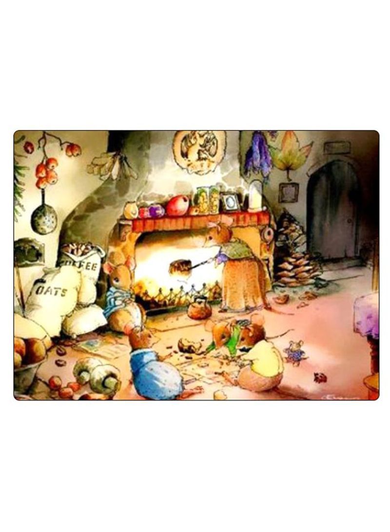 RKN Printed Anti-Slip Gaming Mouse Pad Multicolor