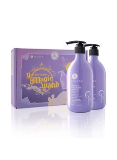 L LUSETA Biotin & Collagen Shampoo Conditioner Setthicking Shampoo For Hair Loss & Fast Hair Growth Sulfate & Paraben Free Keratin & Color Safe 2×16.9Oz  - Image 2