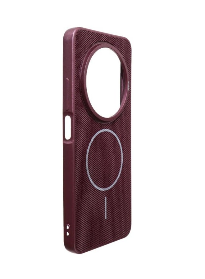 Plastic Back Cover For Xiaomi Redmi 14C, Burgundy - Image 3