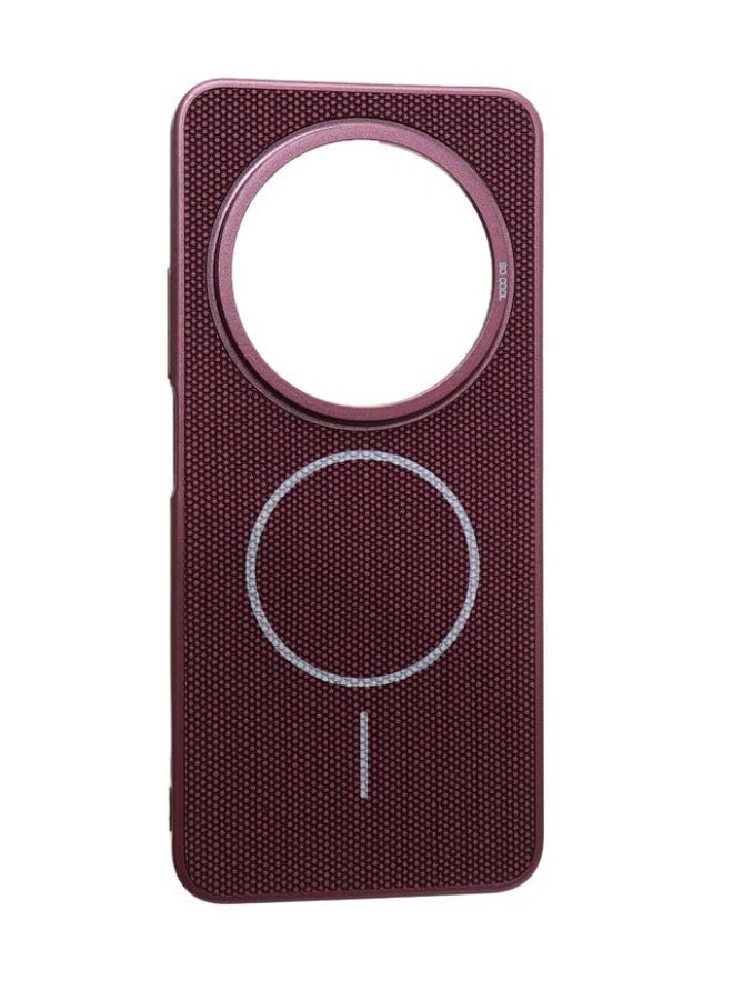 Plastic Back Cover For Xiaomi Redmi 14C, Burgundy - Image 1