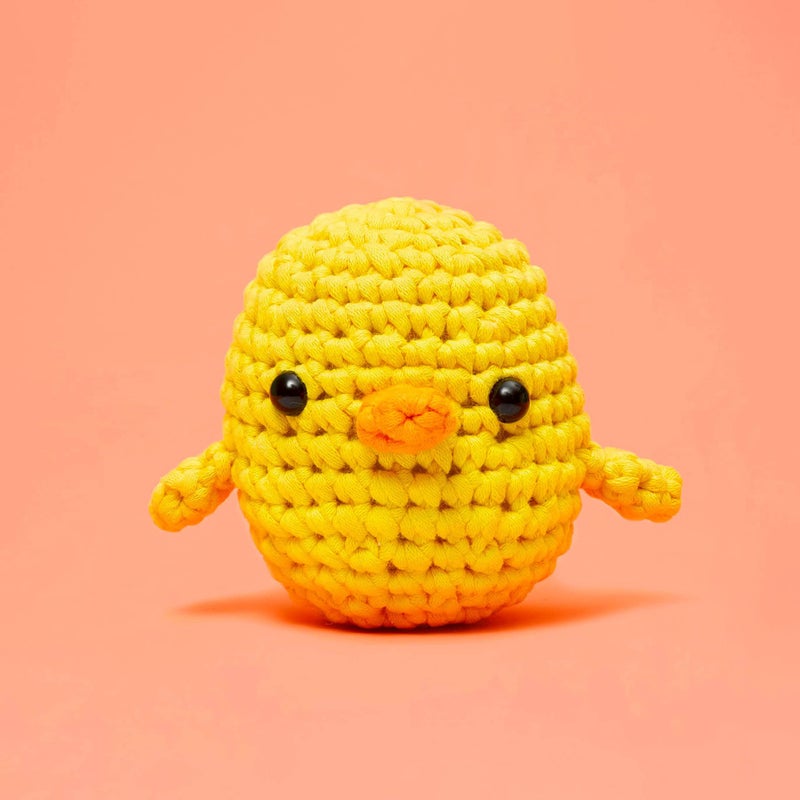 The Woobles Crochet Kit for Beginners - Easy Arts and Crafts Knitting & Crochet Animals Kit As Seen On Shark Tank - Kiki The Chick - Image 2