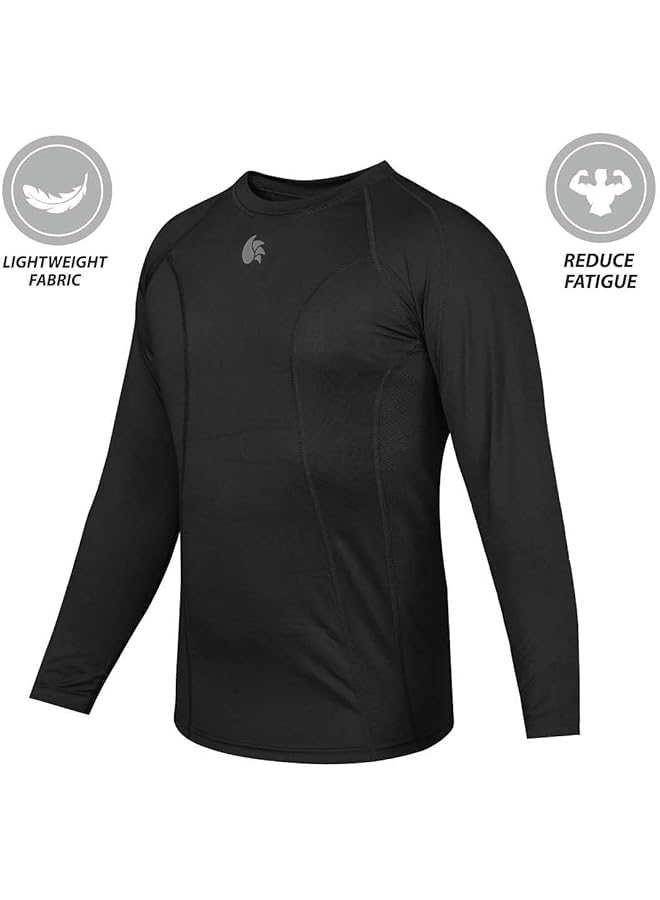 DSC Comprssn Fulslv Full Sleeve Compression Top Medium (Black) - Image 3