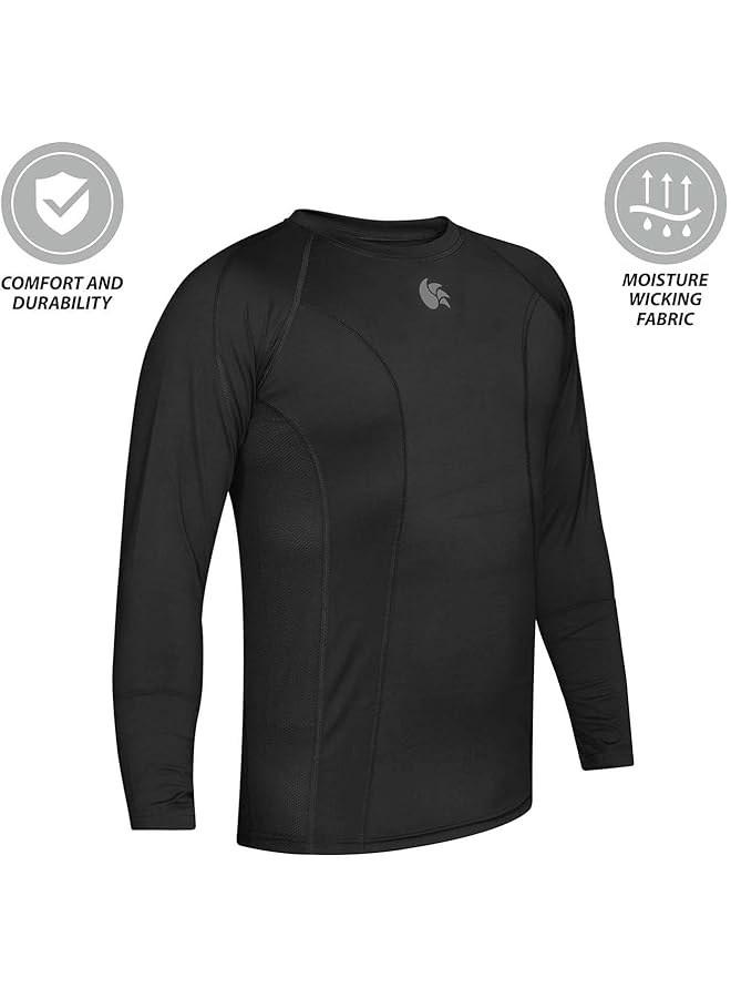 DSC Comprssn Fulslv Full Sleeve Compression Top Medium (Black) - Image 4