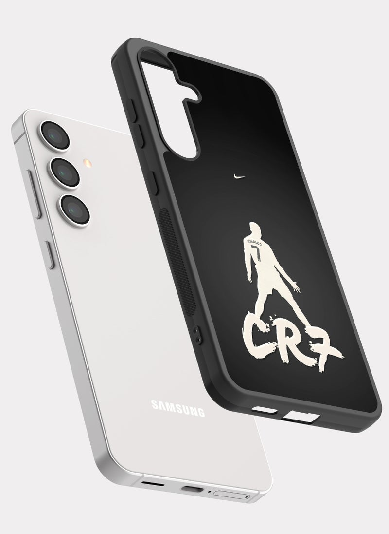 بكسلات كفر سامسونج جالكسي اس 24 كرستيانو رونالدو رمادي - Image 2