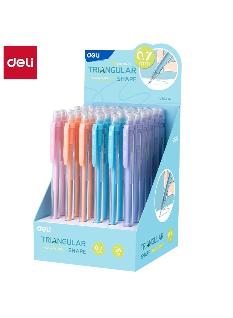 Deli Deli EU502-07 Mechanical Pencil 0.7mm Assorted Colors – ideal for students, sketching & daily use  - Image 4