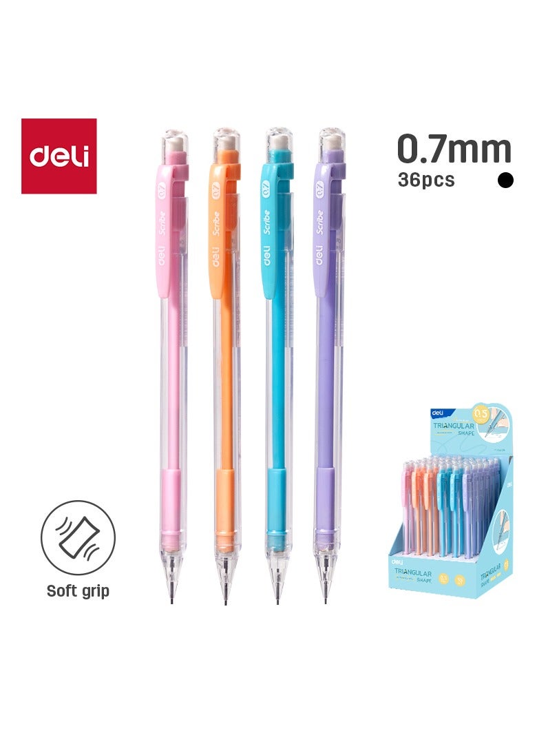 Deli Deli EU502-07 Mechanical Pencil 0.7mm Assorted Colors – ideal for students, sketching & daily use  - Image 1