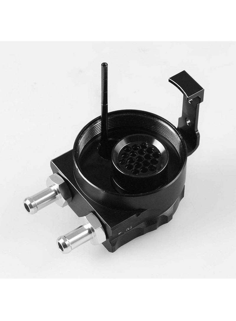 روك بو العالمي النفط الصيد يمكن خزان كيت مع استراحة 300 مل الألومنيوم البولندية محرك الهواء النفط فاصل خزان خزان كيت عالمي مجهزة بزوج من القفازات لتصليح السيارات - Image 5