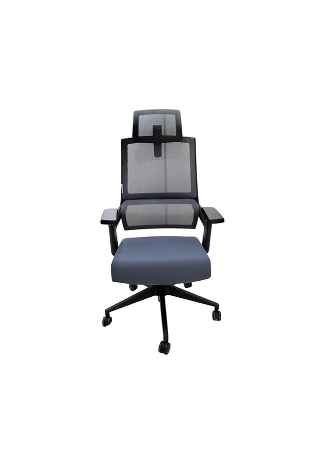 BACK COMFORT Ergonomic Office Chair Dual Back Support | Breathable Mesh Back | Comfortable Fabric Seat | Adjustable Height | 1 Year Warranty  - Image 1