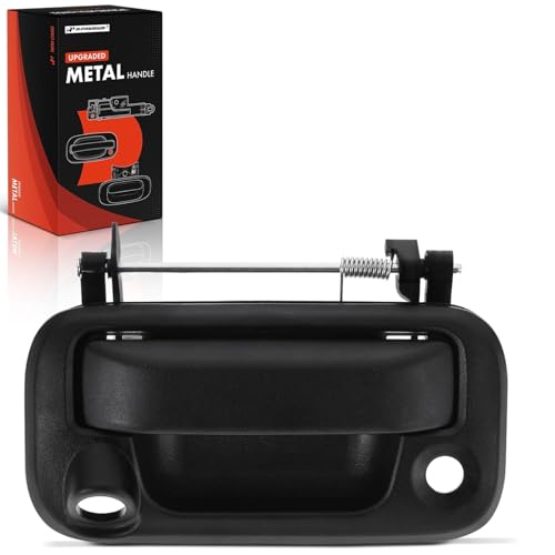 A-Premium APremium Upgraded Metal Tailgate Handle Liftgate Latch Handle with Camera Hole Keyhole Compatible with Ford F150 20082014 F350 20112012 F250 F350 F450 F550 Super Duty Lobo Textured Black - Image 1