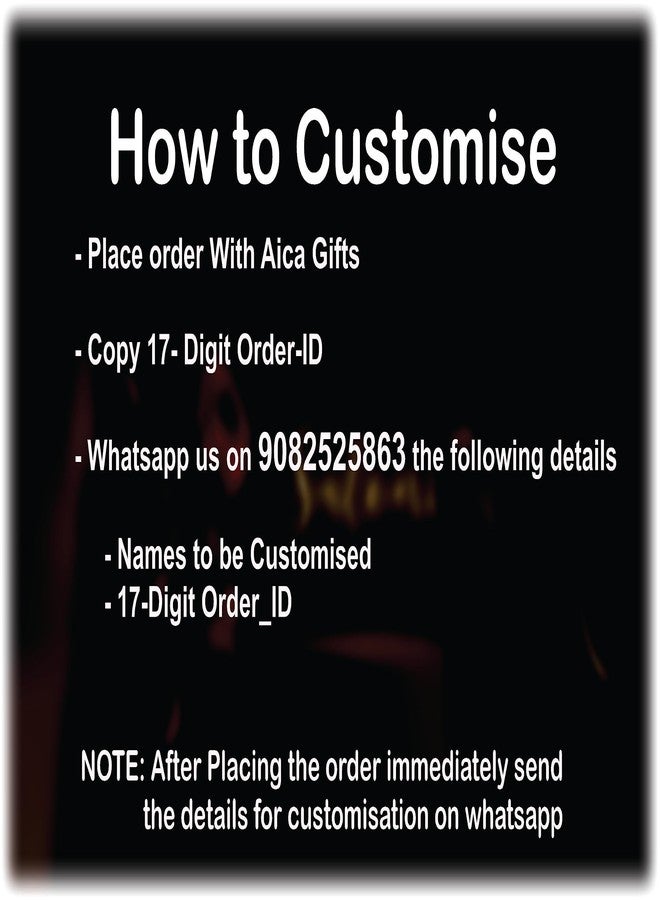 AICA Customized Chef Name Kitchen Apron for Men & Women � Black, Height � 75cms - Image 2