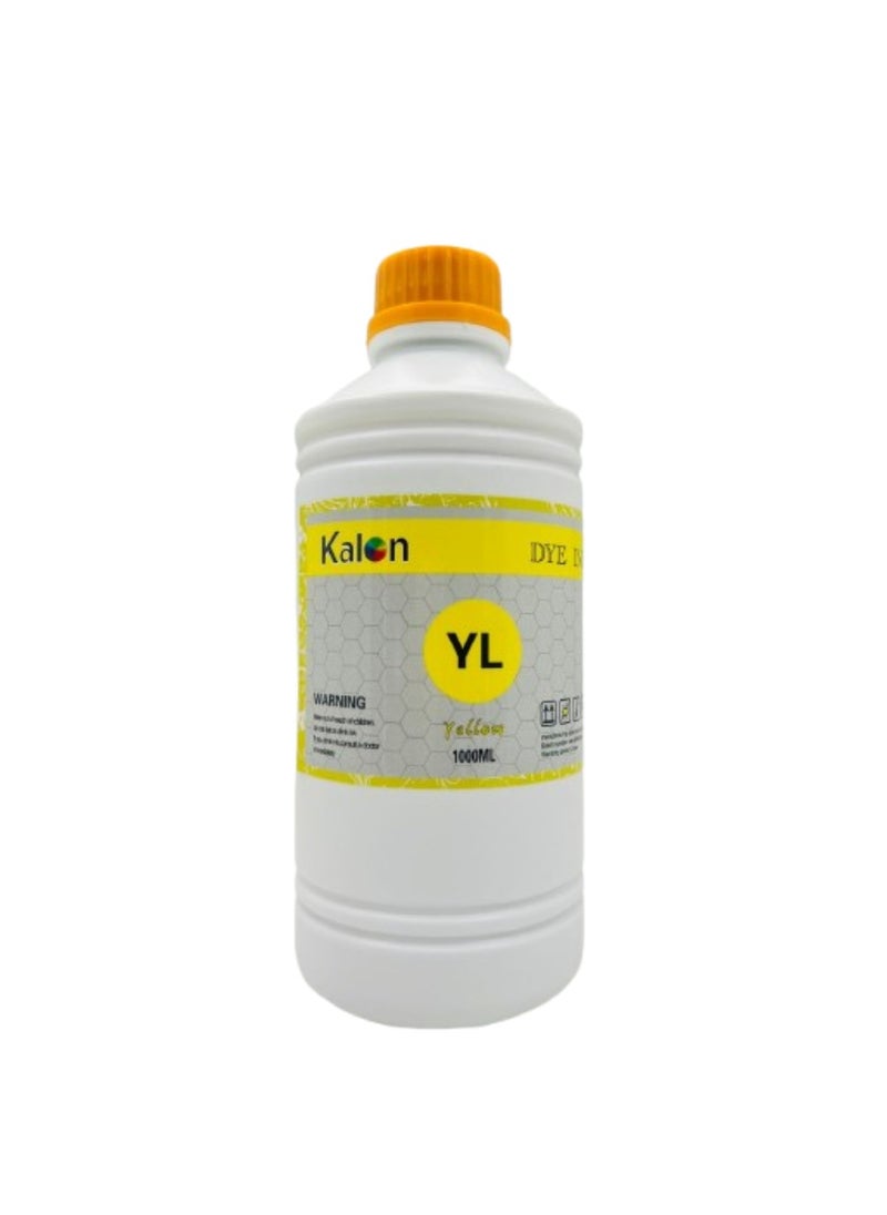 Kalon 4-Color Ink Bottle Set 1000ML DYE Universal Compatible Ink For Ecotank Inkjet Printer Epson Canon Refill Printing Dye Based Ink set of 4 (BK, MG, CY, YL)  - Image 4