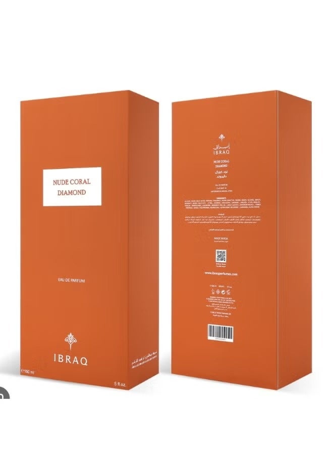 IBRAQ Ibrahim Al Qurashi Nude Coral Diamond 150ML - Image 2