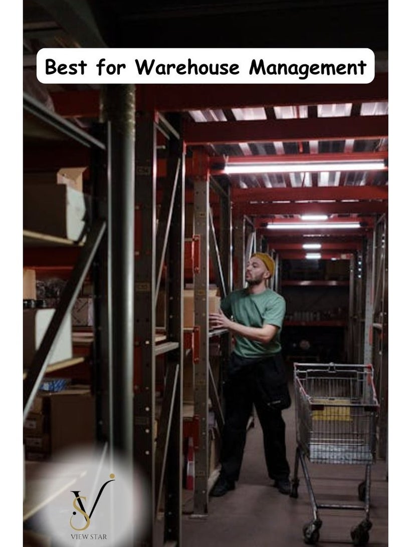 فيوستار رفوف تخزين فيوستار شديدة التحمل للمستودعات - وحدة رفوف معدنية صناعية | رفوف قابلة للتخصيص للمرائب والمستودعات والمتاجر والمستودعات | أرفف فولاذية عالية التحمل - Image 2