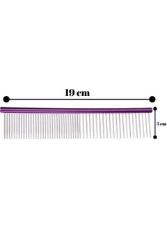 Rennway Metal Dog Comb - Colored Flea Comb 