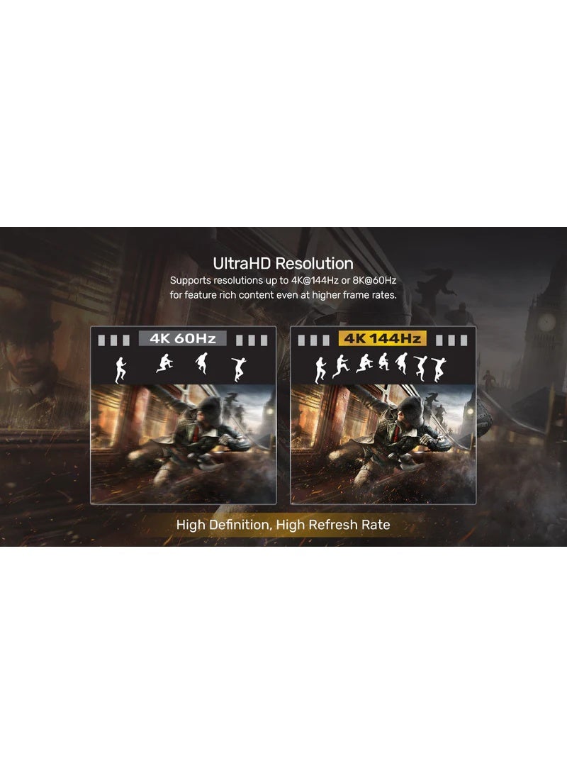 UNITEK محول USB-C إلى DisplayPort1.4 - Image 2