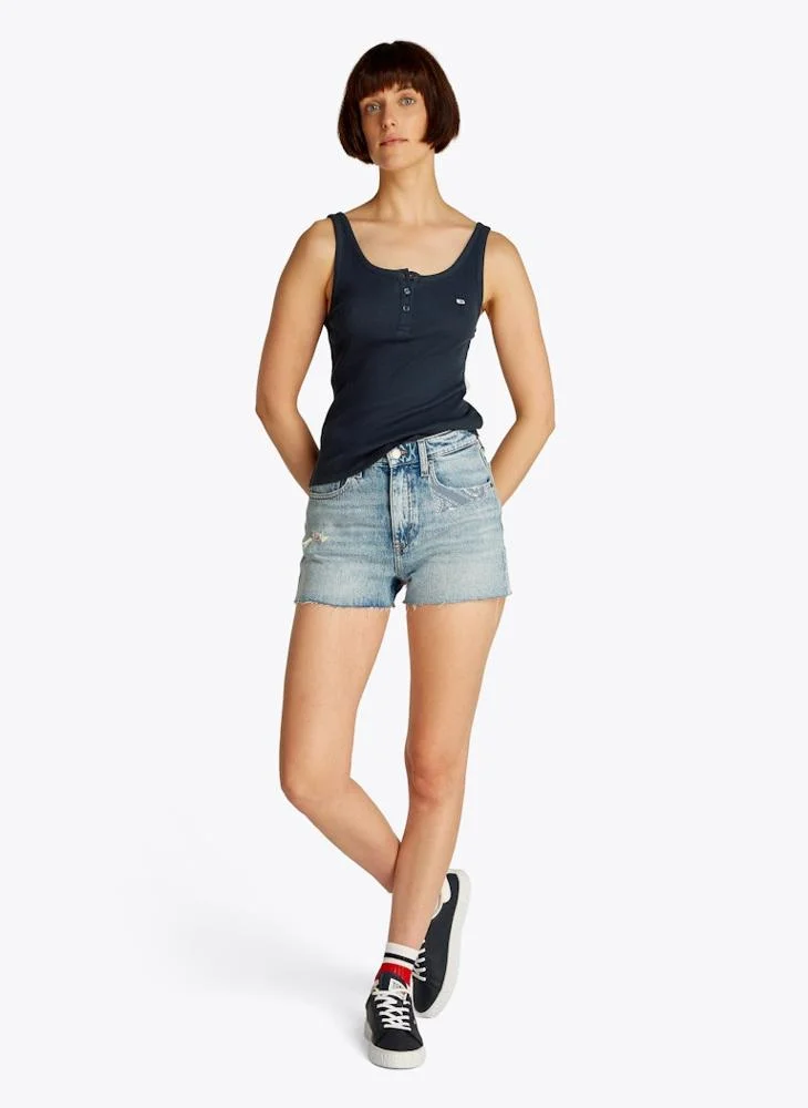 TOMMY JEANS Crew Neck Logo Vest