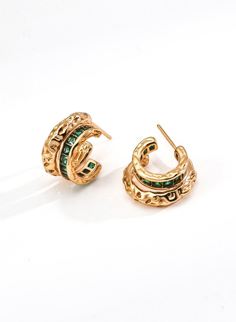 Burch Vintage Zircon Earrings