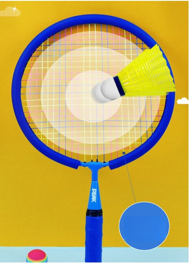 PEAK - Children's Iron Alloy Badminton Racket Beginner Kindergarten Elementary School Student Parent-Child Ultra Light Double Racket - Image 1