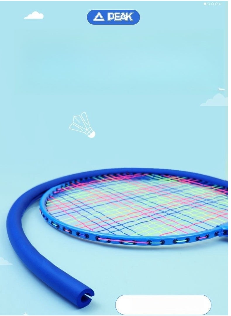 PEAK - Children's Iron Alloy Badminton Racket Beginner Kindergarten Elementary School Student Parent-Child Ultra Light Double Racket - Image 1