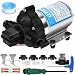 Elyaspedy 2026 Upgraded 20885541442088403144 RV Fresh Water Pump12V 35GPM SelfPriming Diaphragm Water Pump45PSIIncludes Pressure Switch and Detachable FiltersNo Noise for RV Marine Yacht Caravan - Image 2