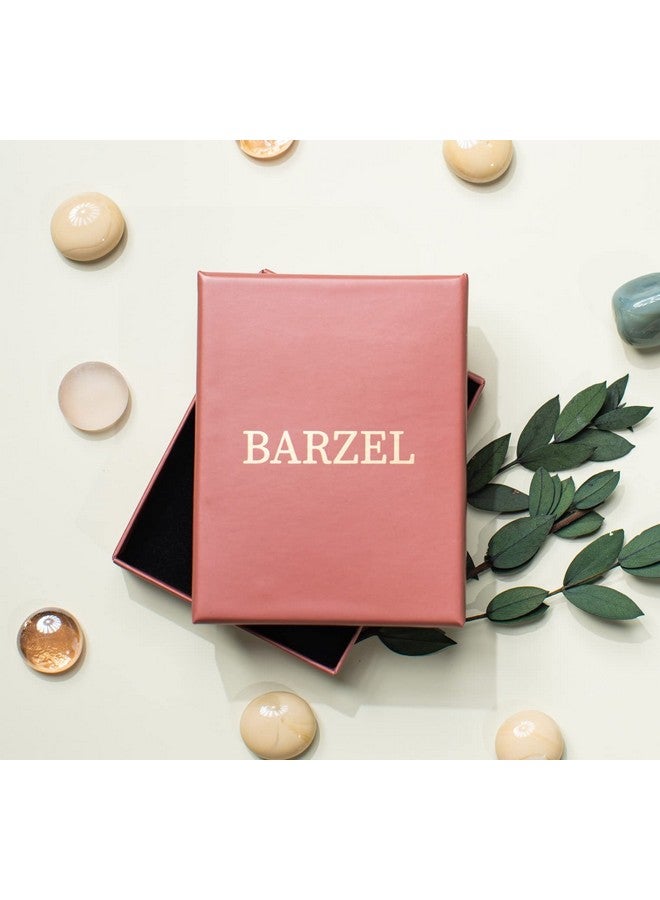 Barzel 18K Gold Plated Virgin Mary Rosary Bead Cross Necklace - Made In Brazil (18 Inches) - Image 5