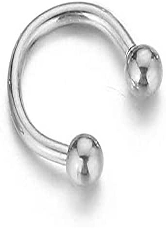 Generic 5PCS/set Stainless Steel Segment Ring Ear Piercings For Women Men Nose Ring Lip Eyebrow Piercings Captive Bead Ring Body Jewelry - 2724720865043 