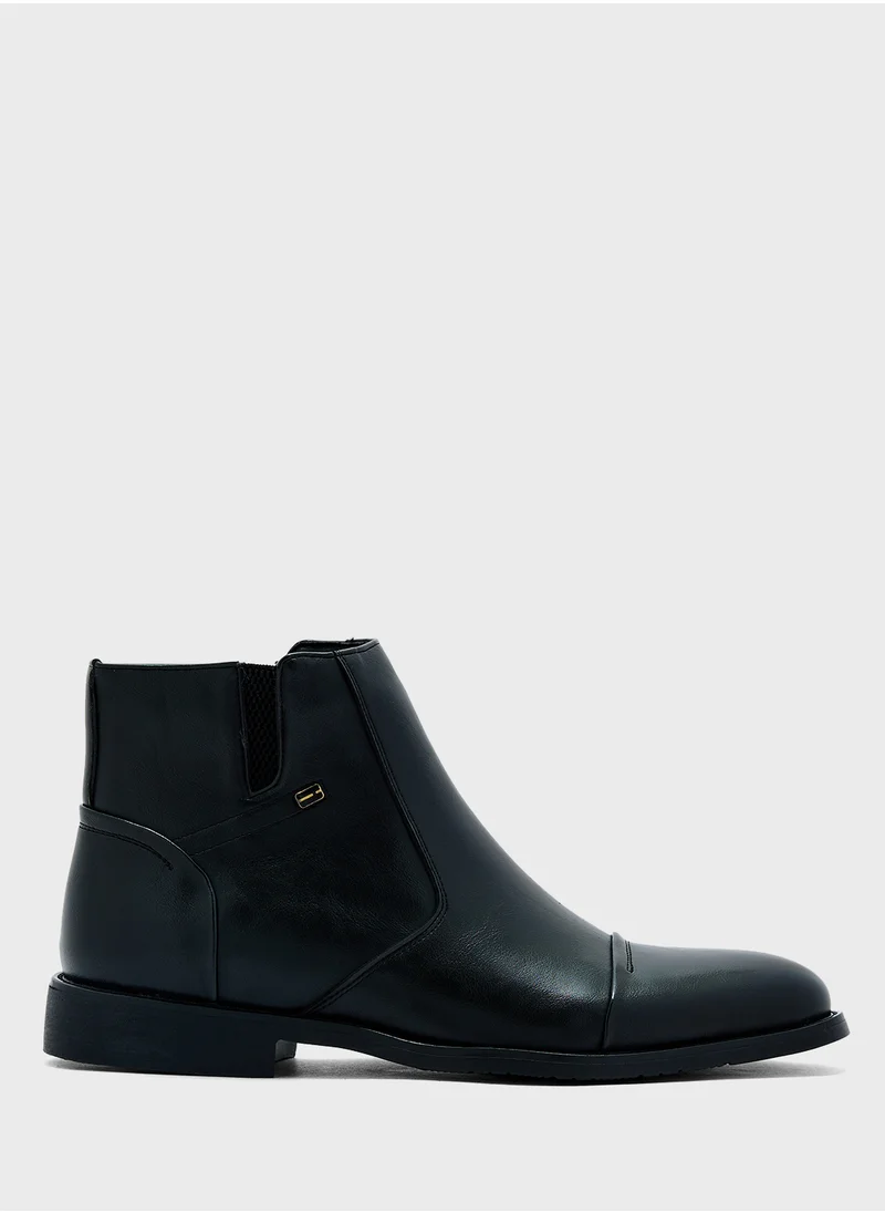 روبرت وود Formal Ankle Length Pull On Boots