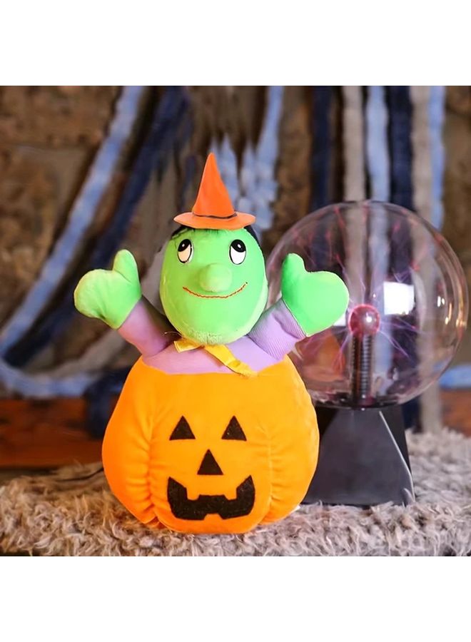 4pcs Mini Witch Hats Halloween Decorations Durable Plastic Conical Caps Tangerine - Image 2