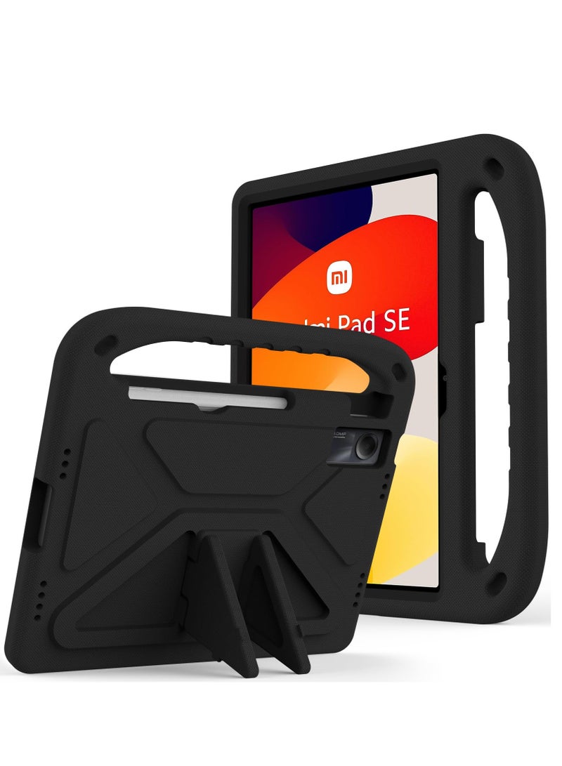 إيفا رغوة خفيفة الوزن مقاومة للصدمات ودائم قرص حماية الأكمام ، مع حامل مقبض ، غطاء حماية الطفل ، مقاومة للحريق ( أسود ) - Image 2