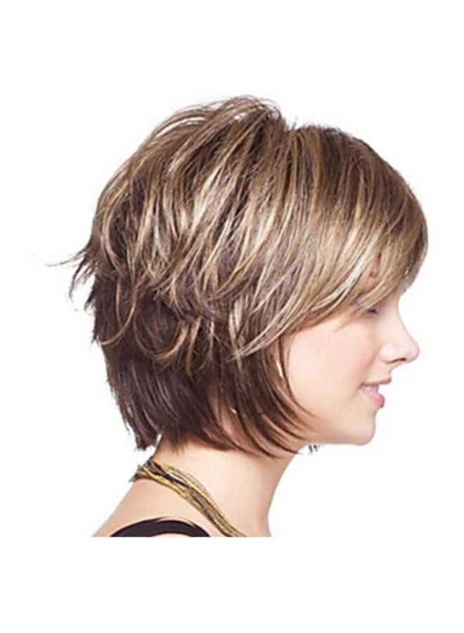 NIBEMINENT Full Cover Bang Wig WBF81220031_H Brown 28x15x5cm - Image 3