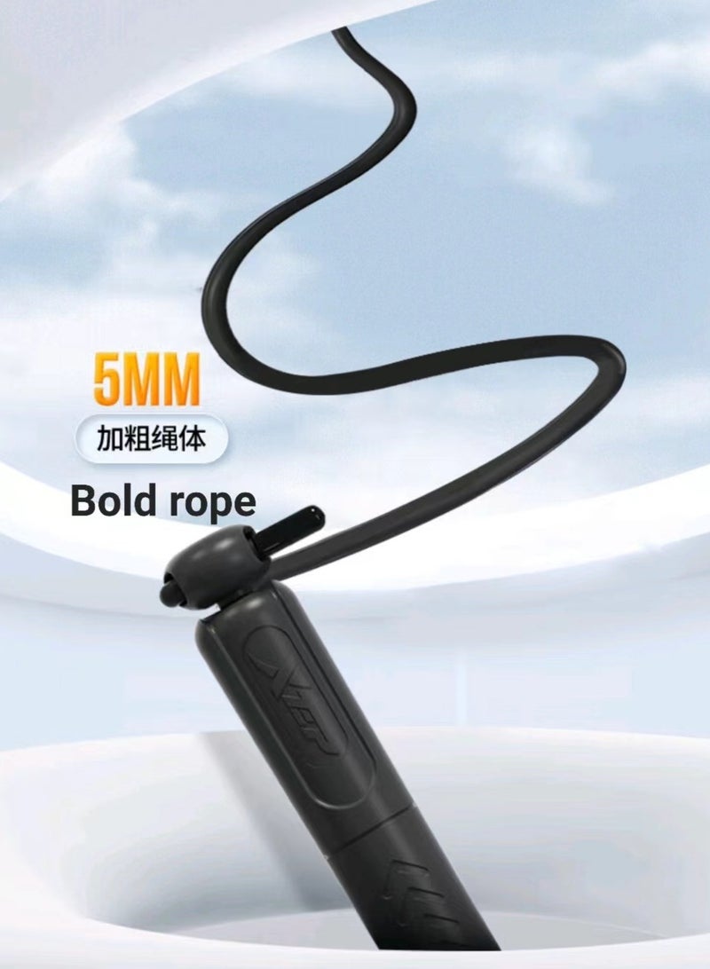 XTEP Jump Rope, Digital Jump Rope Adjustable Weights/Length Cordless Jumping Rope With Alarm Reminder Weighted Jump Rope For Fitness, Exercise, Boxing, Mma, Gym, School Students, Black - Image 5
