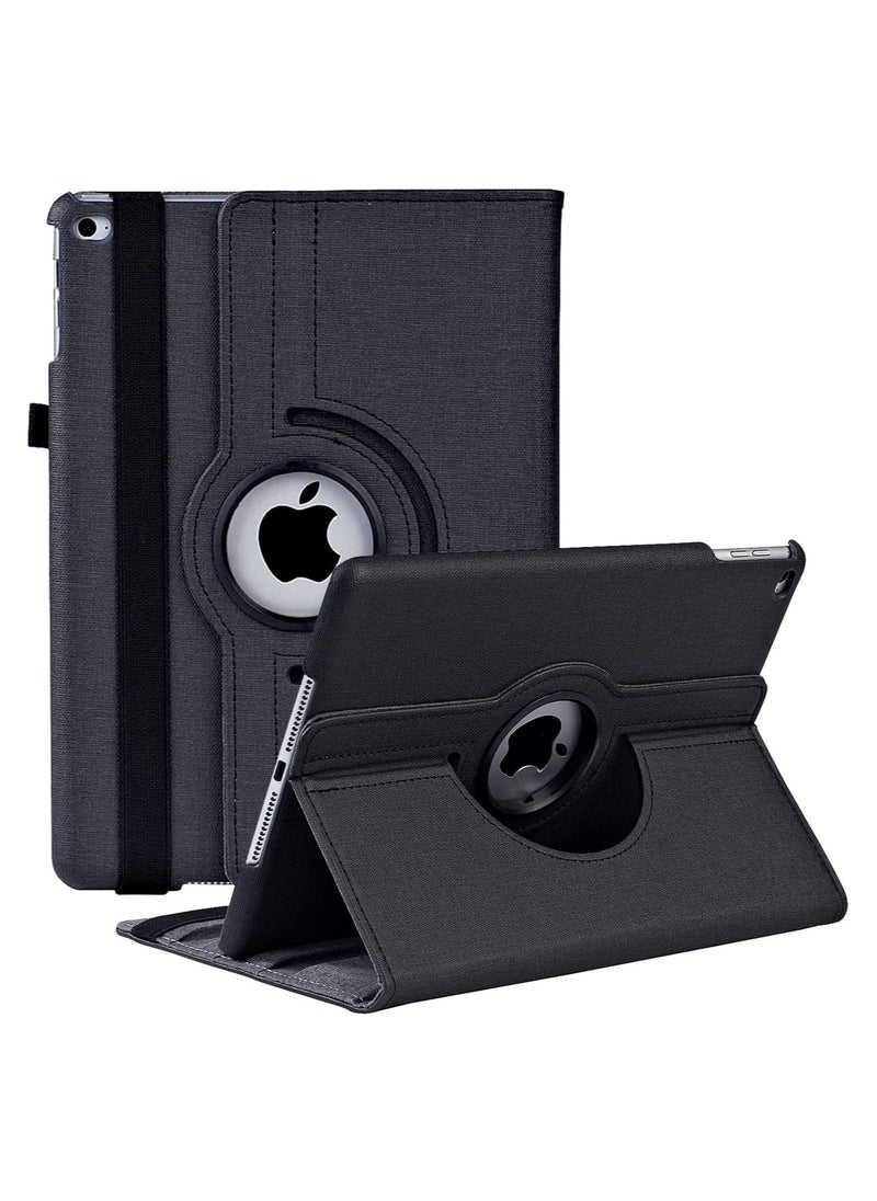 Generic - 360-Degree Rotating Stand Case for iPad 9.7 (2017/2018) & iPad Air 2: Protective Cover with Auto Sleep/Wake Function for 5th/6th Gen iPad - Image 1