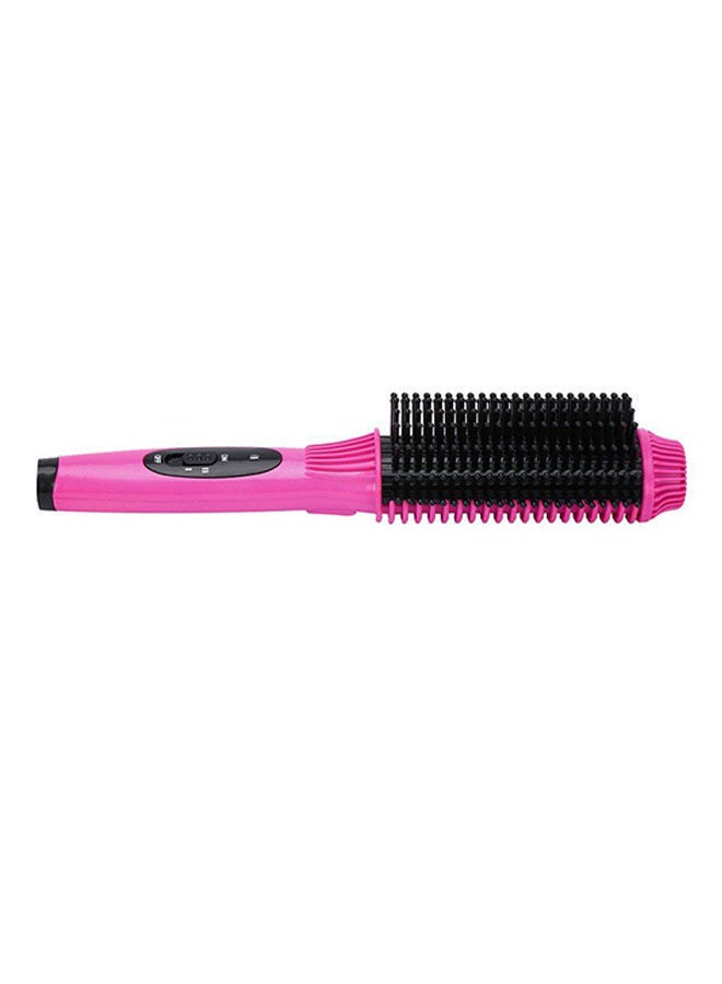 NIBEMINENT 2-In-1 Auto Electric Hair Comb Curler And Straightener Pink - Image 5