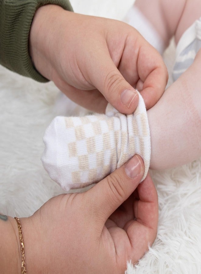 The Peanut Shell The Peanutshell Organic Baby Socks for Girls or Boys 12-24 Months Set of 12 - Non-Slip Grip, Soft and Breathable Cotton Baby Crew Toddler Socks - Comfortable Design for Toddler - Gray Mint - Image 2