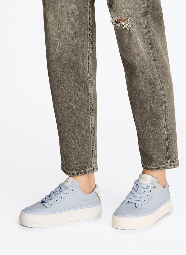 TOMMY HILFIGER - Essential Vulc Textile Sneakers - Image 1