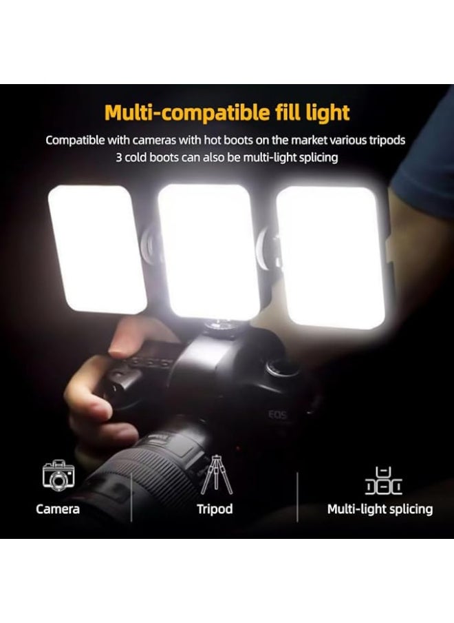 M11 LED Video Lamp 4.5W Pocket LED Video Light – Portable Bi-Color Vlog Lamp with 2000mAh Battery, 3000K-9900K Dimmable, 64 LEDs, Clip & Hot Shoe Mount – M11 Photography Light - Image 5