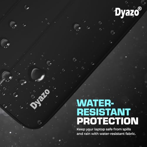 Dyazo Water Resistant Laptop Sleeve | Laptop Case Cover for 15 Inches(38cm),15.6 Inch(39.6cm) Laptops & Notebook (Black) - Image 5