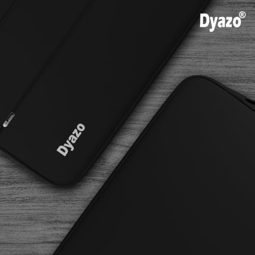 Dyazo Water Resistant Laptop Sleeve | Laptop Case Cover for 15 Inches(38cm),15.6 Inch(39.6cm) Laptops & Notebook (Black) - Image 2